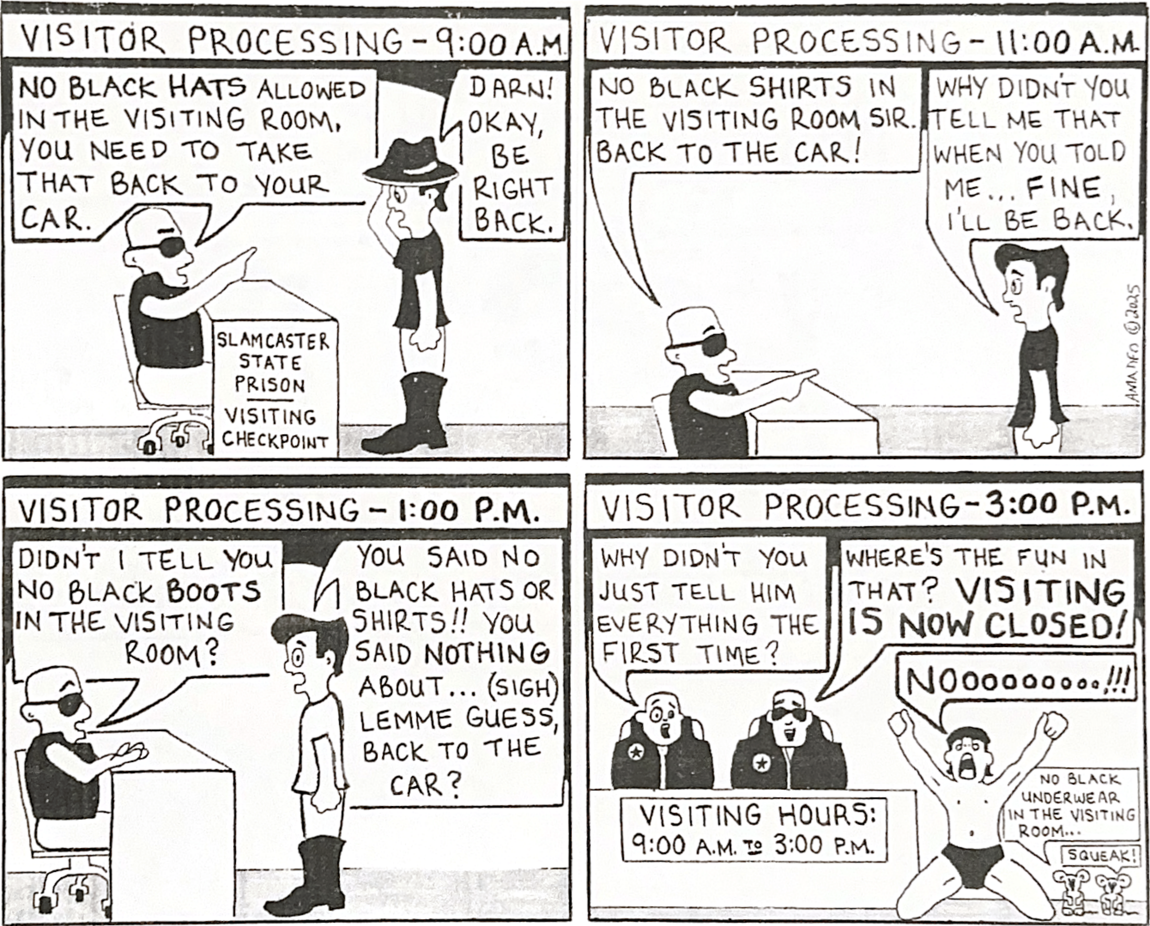 No Black Hats in Visiting